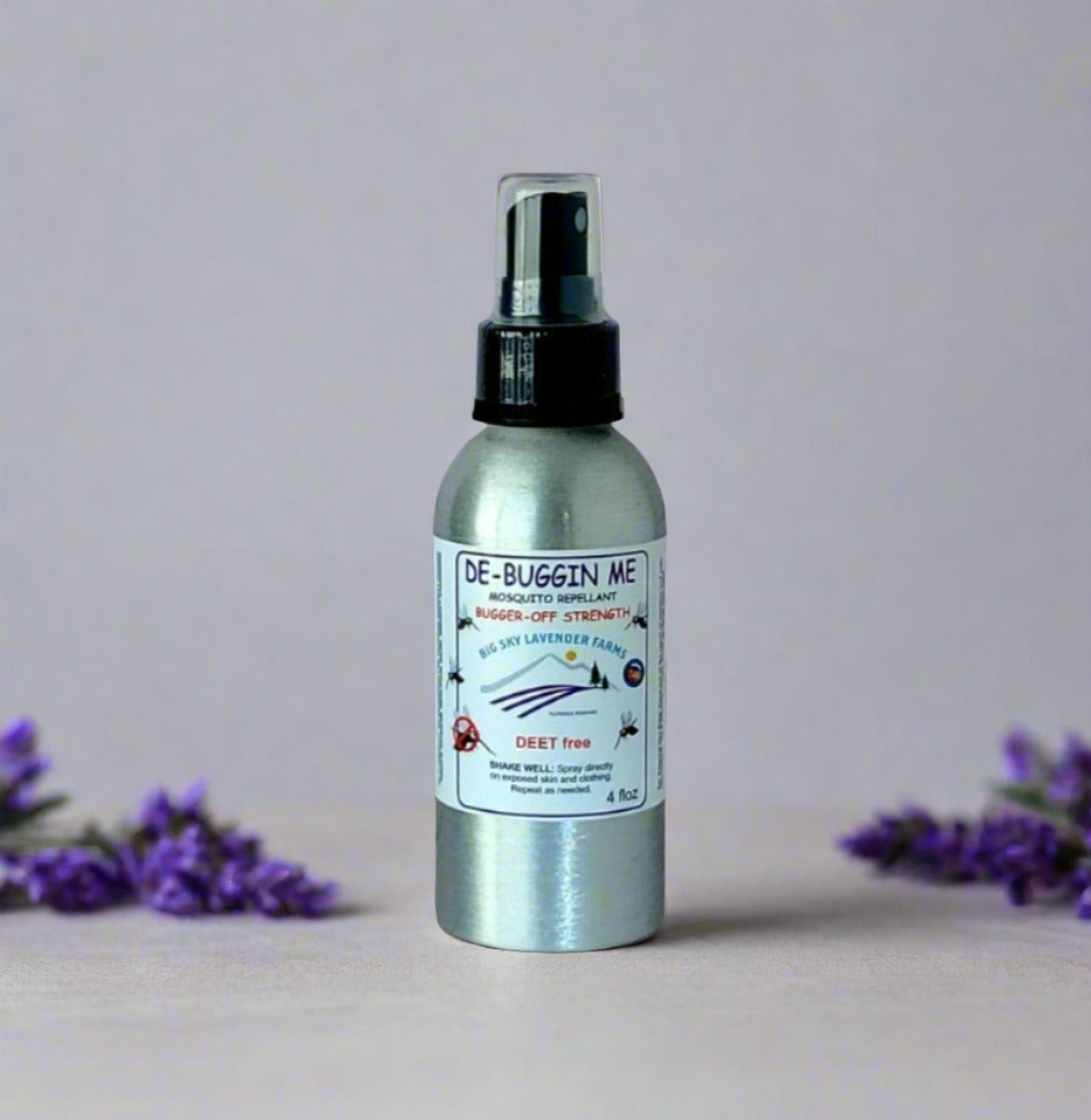 All-Natural Mosquito Repellent - DEET Free - Fresh Scent - Skin Soothing