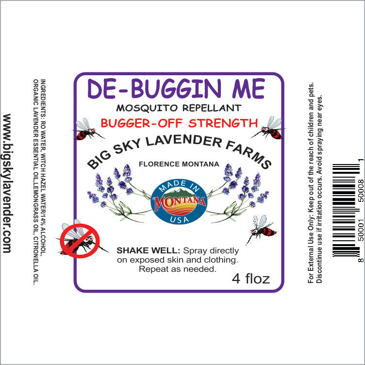 All-Natural Mosquito Repellent - DEET Free - Fresh Scent - Skin Soothing