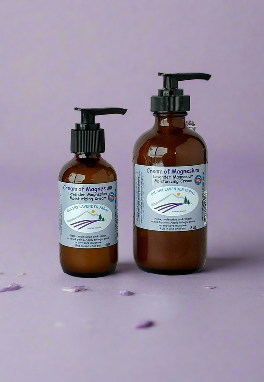 Magnesium Cream - Moisturizing - Sore Muscle & Leg Cramp Relief