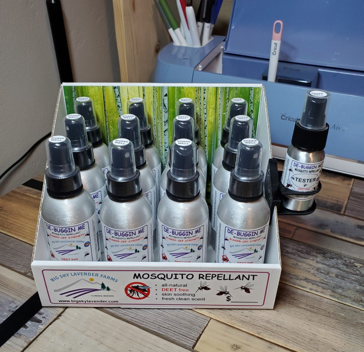All-Natural Mosquito Repellent - DEET Free - Fresh Scent - Skin Soothing