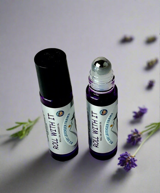 Roll On Lavender Oil - Calming - Restful - Travel Size