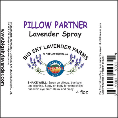 Lavender Spray - Calming - Natural Sleep Spray - Pillow Partner